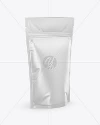 Download Kraft Stand Up Pouch W Zipper Mockup In Bag Sack Mockups On Yellow Images Object Mockups