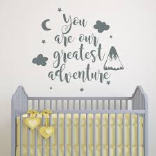 You'll move mountains adventure quotes, mountain baby print, adventure nursery print, black white nursery decor, instant download wall art. Nursery Decor Our Greatest Adventure Baby Wall Art Quotes Vinyl Decal Stickers Home Decor Uniforce Decor Decals Stickers Vinyl Art