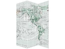 Mapas mundo os nossos mapas mundo são impressos, recortados e fáceis de aplicar! Biombo Estampado Mapa Mundo 3 Paineis World A 180 Cm