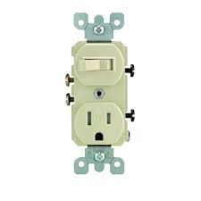 The wiring diagram shows the proper method for installation in a typical residential 120/240v and 120/208v • use the test switch to test the operation of the repeater. Leviton 15 Amp Tamper Resistant Combination Switch And Outlet Ivory R51 T5225 0is The Home Depot Leviton Outlet Wiring Toggle Switch