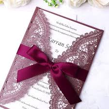Burgundy Mandala Lace Style Wedding Invitation Quinceanera Wedding Invitations Asian Wedding Invitations Pakistani Wedding Cards