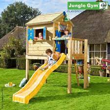 Für die richtige wahl spielen viele faktoren eine rolle. Jungle Gym Playhouse L Mit Rutsche Und Plattform Spiel Und Garten