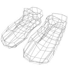 Sport Shoe Low Poly 3d Model Ad Shoe Sport Model Poly Sport Shoes Sports Models Low Poly 3d Models