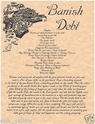 Banish Debt Real Witchcraft Spell Book Of Shadows Page Bos Pages Wicca Wiccan Spell Book Witchcraft Spell Books Spells Witchcraft