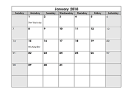 State holidays are normally observed by certain states in malaysia or when it is relevant to the state itself. 2018 Calendar Templates Download 2018 Monthly Yearly Templates With Holidays