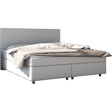 Sowohl kern als auch bezug können aus unterschiedlichen materialien bestehen. Bett Cloud Weiss 180x200 Cm Kingsize Matratze Topper Federkern Boxspringbett Online Kaufen Bei Netto