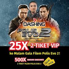 Inspector sani and khai are now involved in a snooping mission on a remote island on the east coast. Dashing Menangi Tiket Vip Ke Malam Gala Filem Polis Evo Facebook