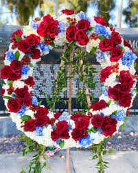 From memorial day, funerals, 4th of july, and much more. Red White And Blue Wreath In Torrance Ca Andes Florist