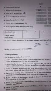 1 Mass Of Salicylic Acid G A Preparation Of As Chegg Com
