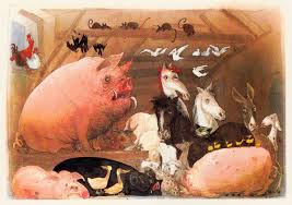 George Orwell S Animal Farm Illustrated By Ralph Steadman Ralph Steadman Ralph Steadman Art Farm Animals
