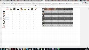 rust explosives table