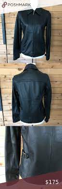 Eddie Bauer Leather Jacket Sz Xsp In 2021 Leather Bomber Jacket Women Bomber Jacket Women Leather Jackets Women