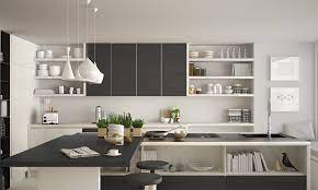 Photo gallery featuring top 2021 kitchen colors, design layouts and diy decorating. Grey And White Kitchen Design Ideas Design Cafe