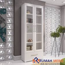 Daftar harga bufet ruang tamu terbaru juni 2021. Meja Hias Putih 2 Pintu Minimalis Rumah Mebel