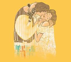 Omg I Love The Painting The Kiss And I Love Star Wars Which Means This Is Doubly Awesome Art Parody Star Wars Love Han And Leia