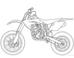 All models ktm, racing, police and even spiderman and ghost rider motorcycles. Dirt Bike Coloring Pages Learny Kids