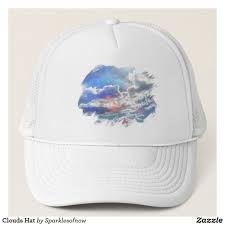 Clouds Hat Zazzle Com In 2021 Hats Custom Hats Slip On Sneaker