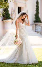 Mermaid Wedding Dress With Glamorous Lace Glamourous Wedding Dress Sweetheart Wedding Dress Wedding Dresses Strapless