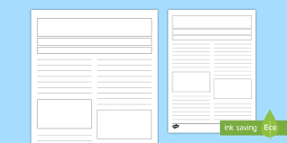Check spelling or type a new query. Newspaper Report Writing Template Teacher Made