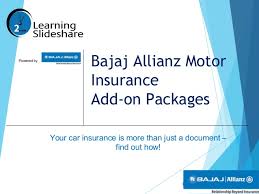 Bajaj Allianz Motor Insurance Add On Packages