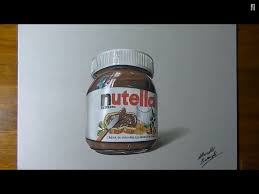 Dessin D Un Pot De Nutella Dessin Nutella Creation Aux Crayons De Couleur Dessin 3d