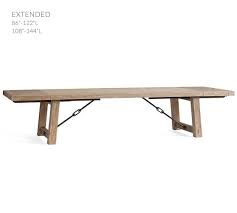 The extended dining table oak are made from strong materials that are highly durable to give you long lifespans. Benchwright Extending Dining Table Pottery Barn
