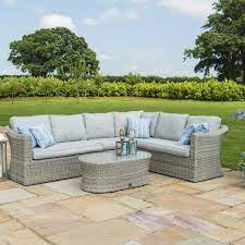 Maze Rattan Garden Furniture Oxford Large Group Corner Sofa Set Rattan Garden Furniture Corner Sofa Set Rattan Corner Sofa