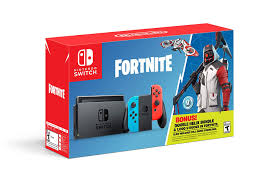 With each purchase of a nitendo swith or switch lite you get a free double helix code coupon Amazon Com Nintendo Switch Fortnite Double Helix Console Bundle Switch Video Games