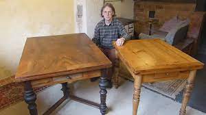 Adler farbenmeister zeigt ihnen jeden schritt zum perfekten wohnen! Tisch Restaurieren Alten Ausziehtisch Restaurieren Der Grunderzeit Des Historismus Youtube