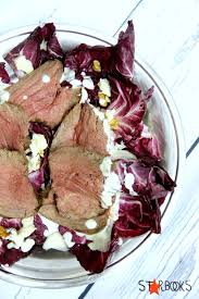Per cotture medie è necessario qualche minuto in più. Roast Beef Con Radicchio Blue Cheese E Noci Con Salsa Al Buttermilk Arabafelice In Cucina