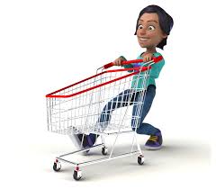 Download Shopping Shopping Cart Woman Royalty-Free Stock Illustration Image  - Pixabay