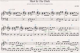 Create and get +5 iq. Ac Dc Shot In The Dark Piano Sheet Music Sheet Music Piano Sheet Music Piano Sheet