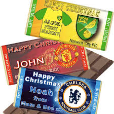 More information on the personalised christmas toblerone bar: Football Team Bars Any Team Sweet Living Kilkenny