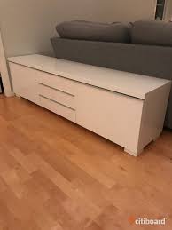 You can remove the box out of the drawer. Besta Burs Tv Bank Hogglans Vit Varberg Citiboard