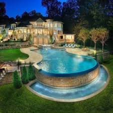 Nice House With Big Pool Nice Repinned If You Agree With Me For More Nice House Inspirations Please Visit Marianacove Do Dream Pools My Dream Home Mansions