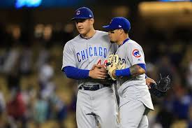 Browse millions of popular baseball wallpapers and ringtones on zedge and personalize your phone to suit you. Hd Wallpaper Chicago Cubs Major League Baseball Anthony Rizzo Javier Baez Wallpaper Flare