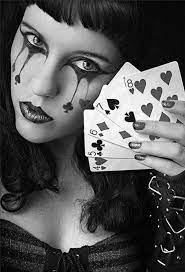 Cela n'a pas besoin d'être soigné. Noir Et Blanc Maquillage Hallowen Maquillage Arlequin Maquillage Halloween