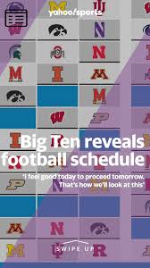 Check out osn tv schedule to know the timing of your favorite movies, series, and tv shows! Big Ten Reveals Flexible 2020 Football Schedule