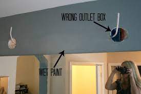 Position the fixture over the junction box. Bathroom Upgrade Part 1 Splitting The Vanity Light Pneumatic Addict