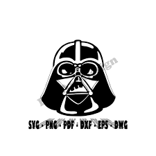Darth Vader Star Wars Svg File Instant Download Png Pdf Eps Dwg Dxf T Shirt Cricut Silhouette Printable Vector Clipart Vector Clipart Star Wars Darth Vader Darth Vader