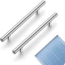 Limited time sale easy return. Buy Ravinte 30 Pack 7 38 Cabinet Pulls Brushed Nickel Stainless Steel Kitchen Drawer Pulls Cabinet Handles 7 3 8 Length 5 Hole Center With Mounting Template Online In Turkey B088d8kb7b