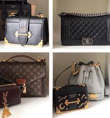 Designer Handbag Collection Stored In Ikea Kallax Louis Vuitton Vintage Monogram Monceau Bag Ysl Kate Snakeskin Logo Bag Prada Bags Nyc Fashion Celine Bags