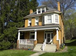 Here's a list of the trendiest house paint colors that will inspire you to move ahead with your painting project. Exterior Colors To Accent A Yellow Brick Foursquare
