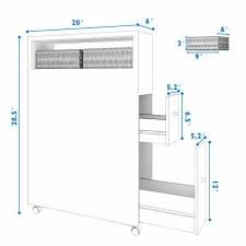 Our this bathroom floor cabinet is a great space saver with a simple, classic style that blends with any decor. Costway 6 In Wood Floor Bathroom Space Saver Storage Rolling Cabinet Holder Organizer Bath Toilet In White Hw51832 The Home Depot Wood Floor Bathroom Slim Bathroom Storage Wooden Storage Cabinet