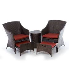 Fairview 5 Piece All Weather Wicker Seating Set Boscov S Seating Outdoor Chairs Home Decor