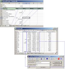 Asther Process Calculator For Ms Excel