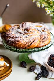 A halo of perfectly sweet cream cheese frosting ties everything. Fig Easter Bread Ring Recipe Valley Fig Growers