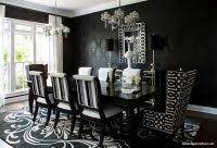 Bu renk özellikle mutfak, yemek odasıve banyolar için uygun oluğ enerji verici ve canlandırıcıdır. Siyah Yemek Odalari Icin Cesitli Fikirler Dekorasyon Rehberi