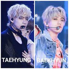 Exo baekhyun ve bts taehyung'un bağları güçlü görünüyor. Taehyung Baekhyun Bts Exo Army S Amino
