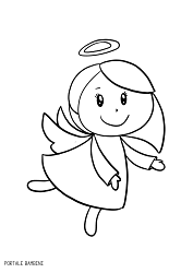 Disegni Di Angeli E Angioletti Da Stampare E Colorare Portale Bambini Disegni Disegni A Mano Disegni Da Colorare
